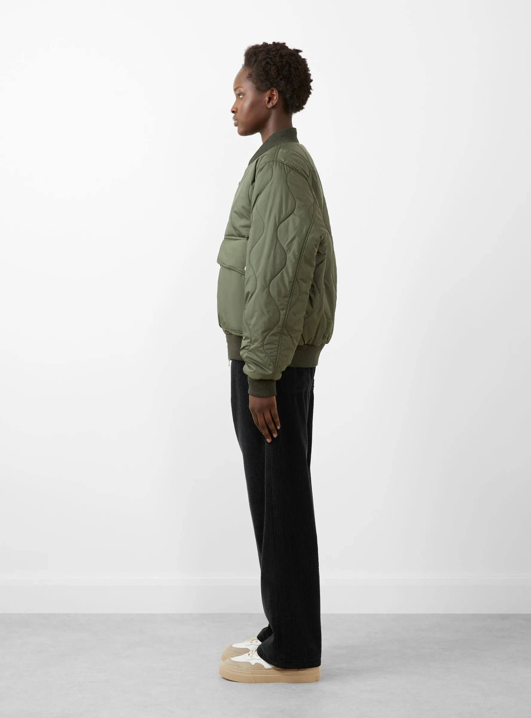 x Lavenham Bros Bomber Jacket Olive Green