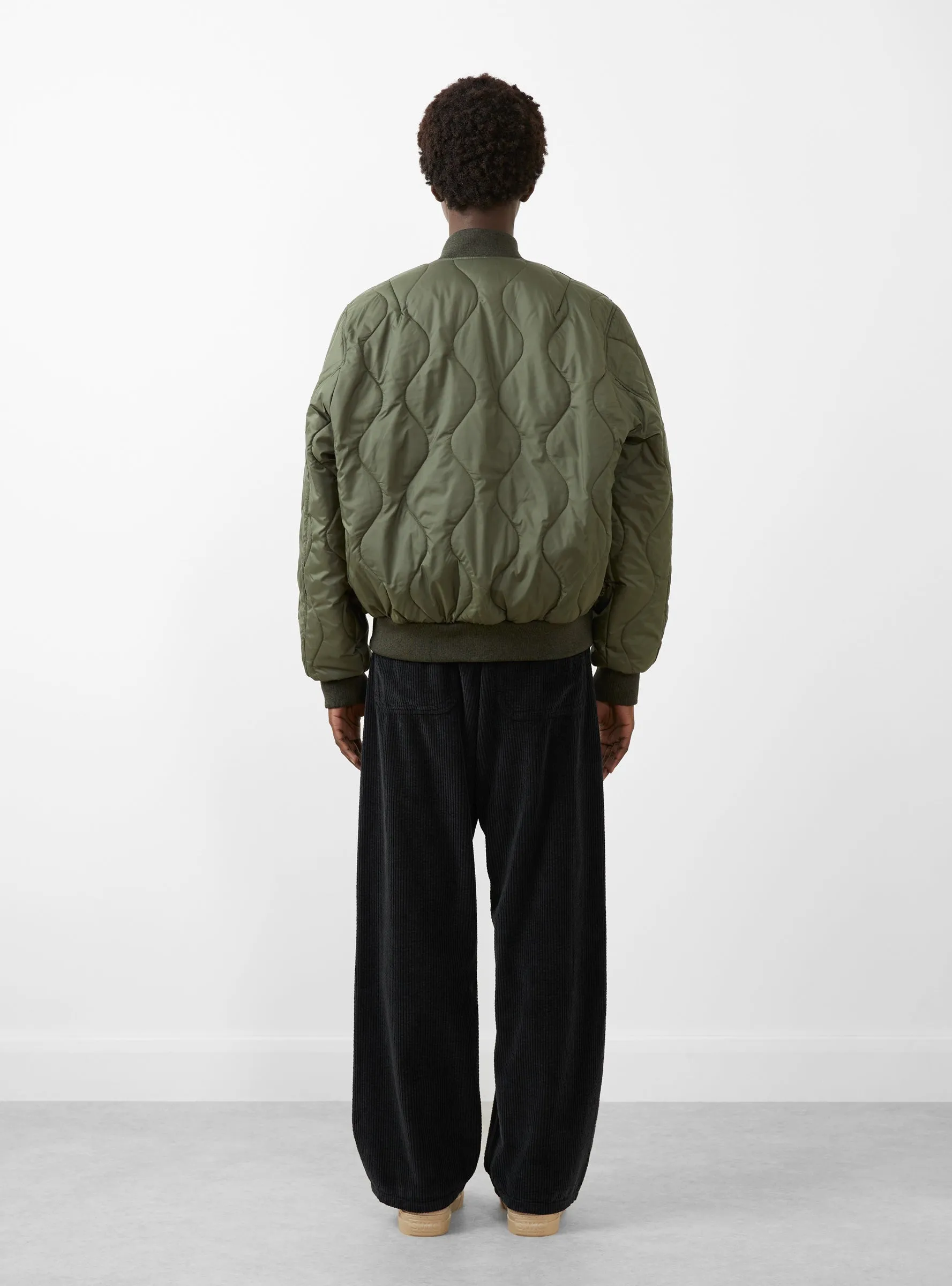 x Lavenham Bros Bomber Jacket Olive Green