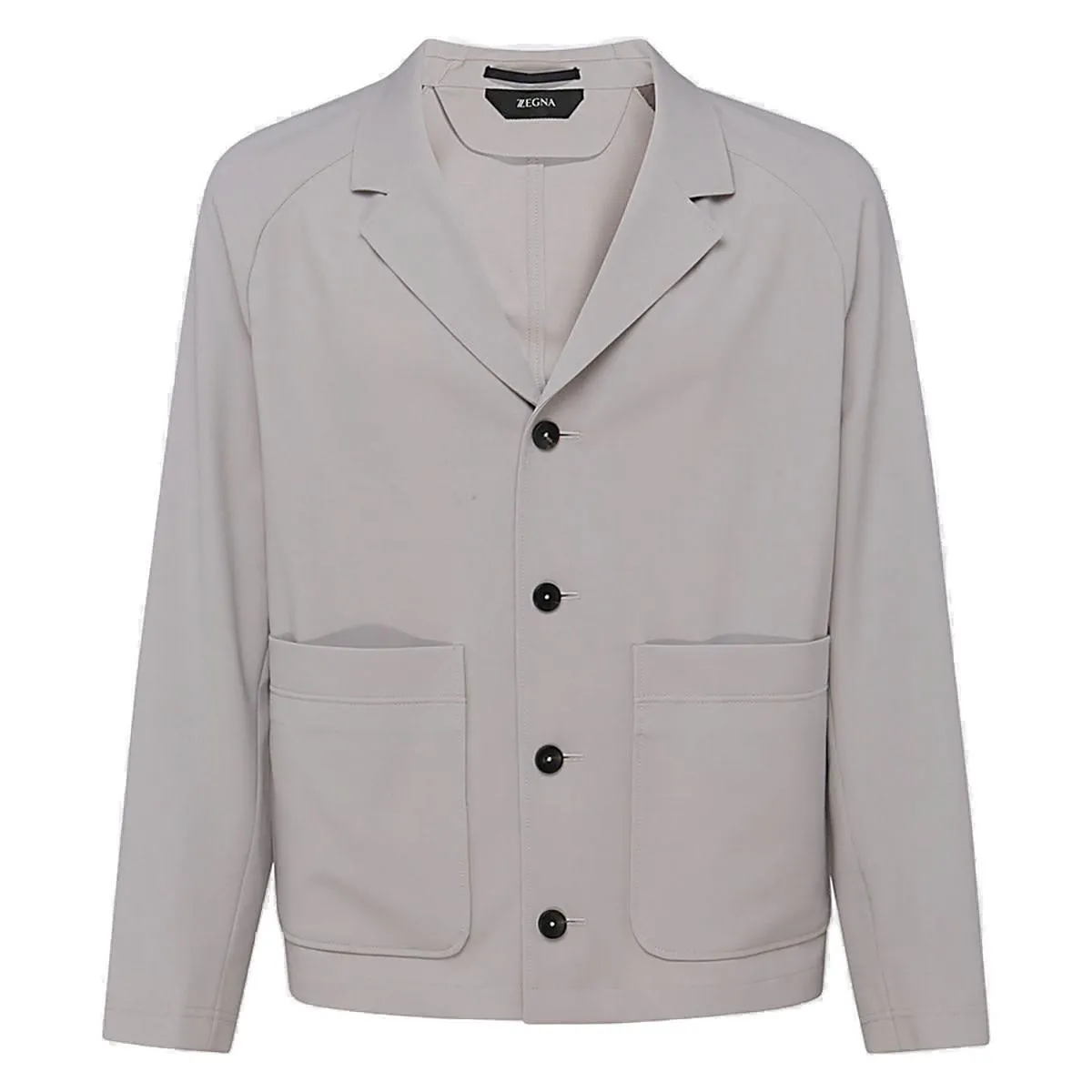 Z Zegna Buttoned Long-Sleeved Blazer