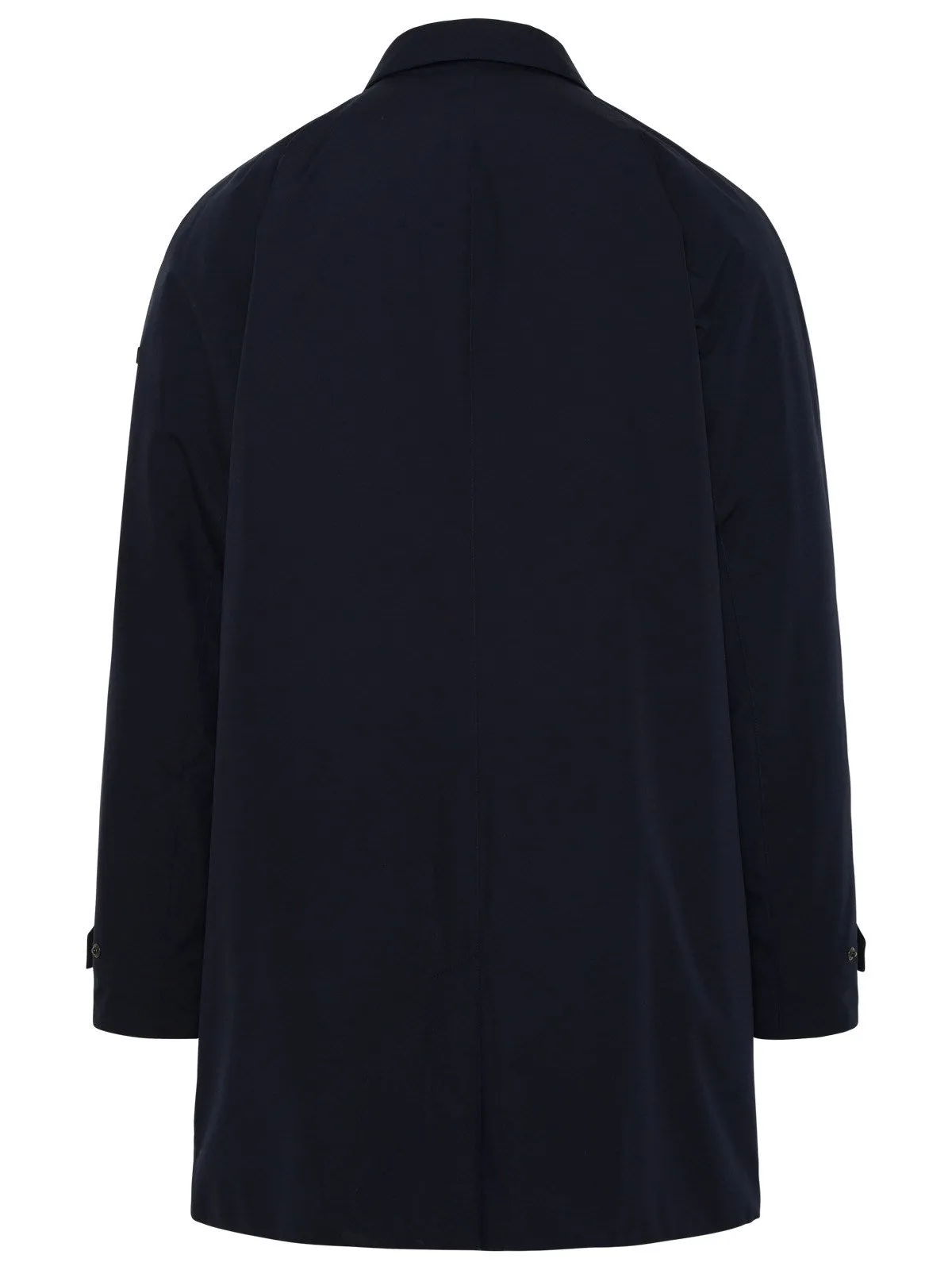 Z Zegna Logo Patch Long-Sleeved Parka