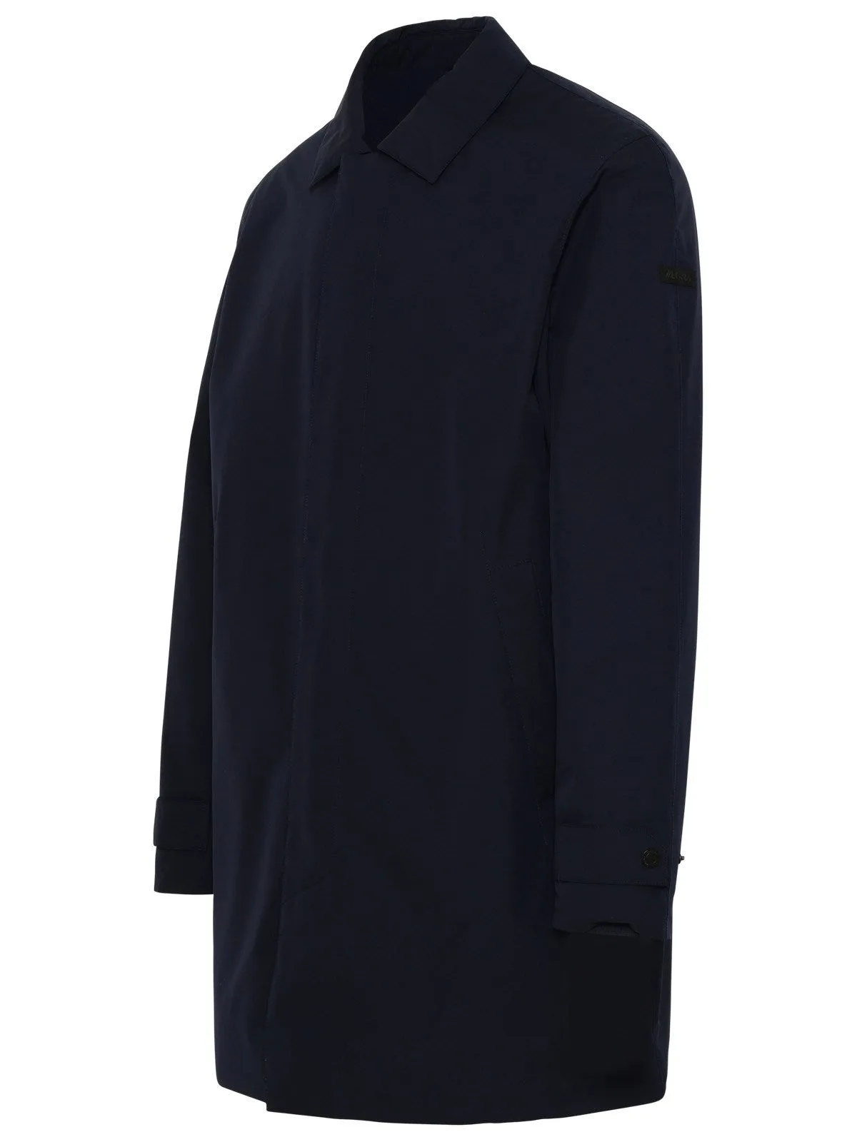Z Zegna Logo Patch Long-Sleeved Parka