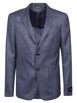 Z Zegna Single-Breasted Jacket